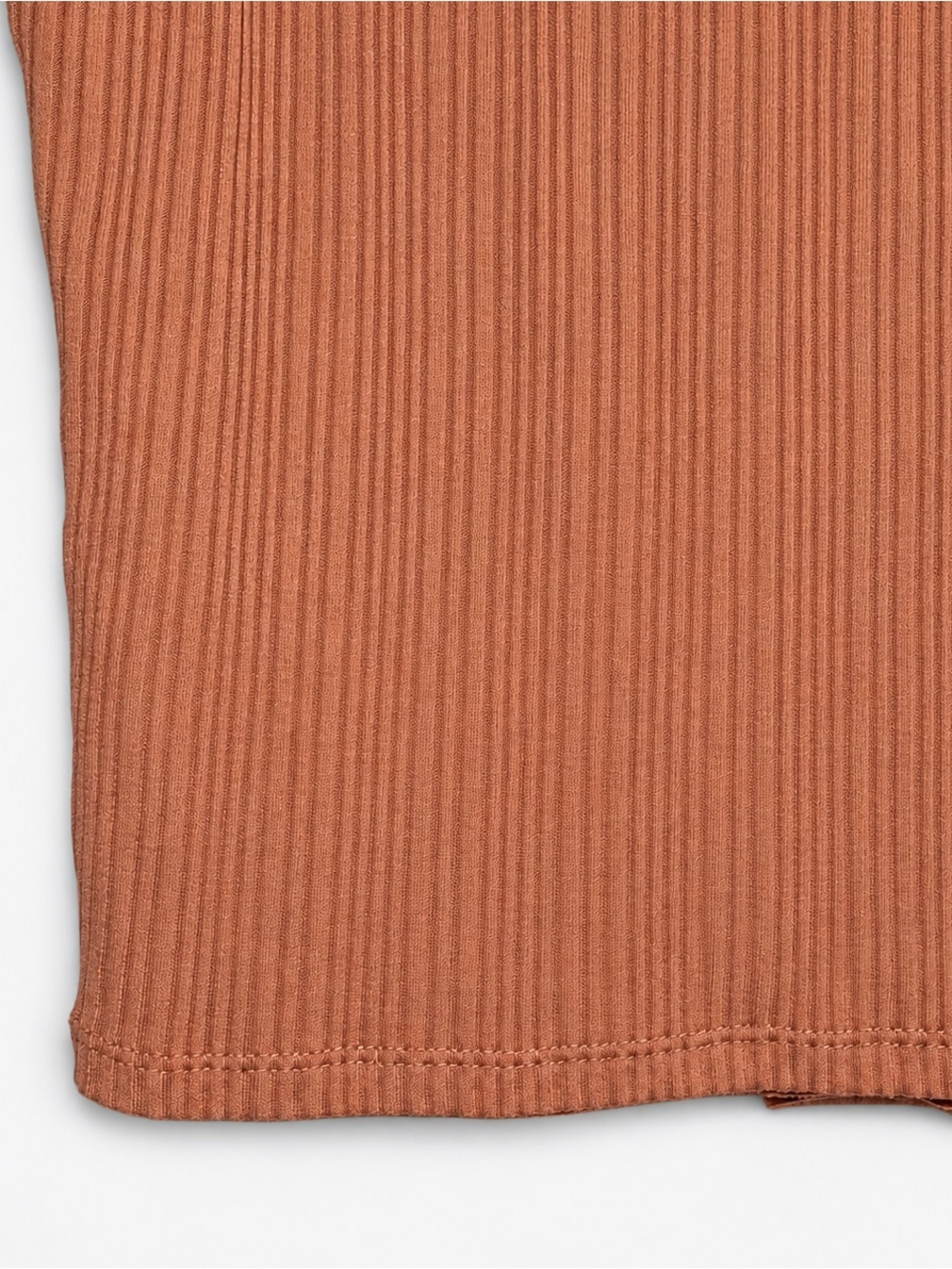Forever 21 Terracotta Ribbed Button-Front Tank Top size medium - Picture 12 of 15